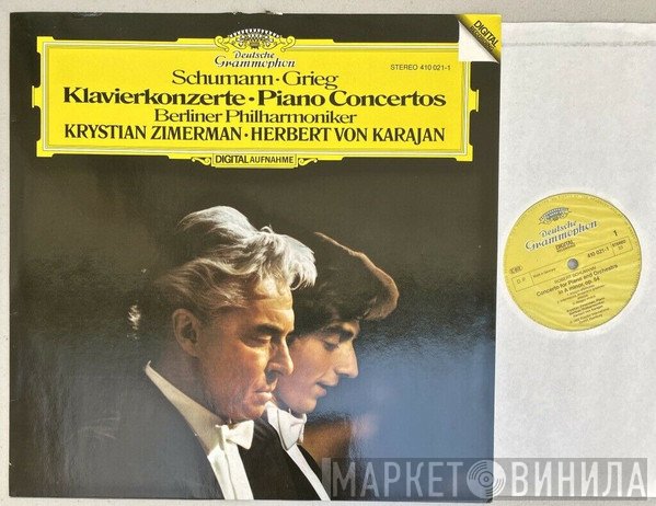 Edvard Grieg, Berliner Philharmoniker, Herbert von Karajan, Robert Schumann, Krystian Zimerman - Klavierkonzerte · Piano Concertos
