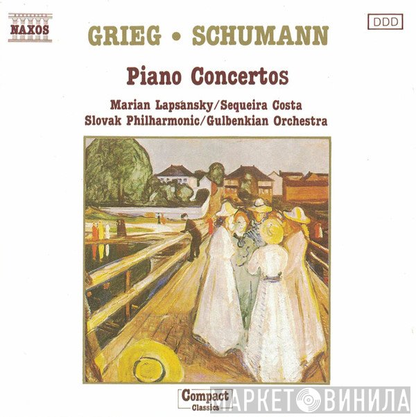 Edvard Grieg, Robert Schumann, Marián Lapšanský, Sequeira Costa, Slovak Philharmonic Orchestra, Gulbenkian Orchestra  - Piano Concertos