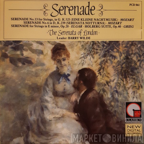 Edvard Grieg, Wolfgang Amadeus Mozart, Sir Edward Elgar - Serenade: The Serenata Of London Barry Wilde