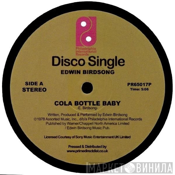 Edwin Birdsong - Cola Bottle Baby / Freaky Deaky Sities