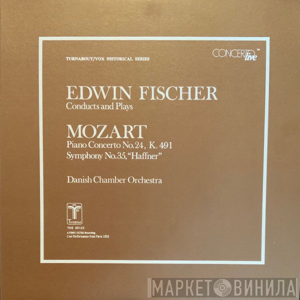 Edwin Fischer, Wolfgang Amadeus Mozart, Det Kongelige Kapel - Piano Concertos No. 24, K 491 / Symphony No. 35, “Haffner”