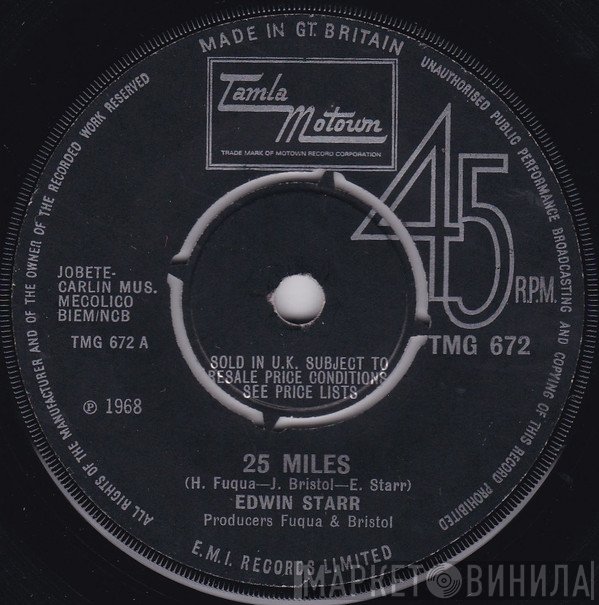 Edwin Starr  - 25 Miles / Mighty Good Lovin'