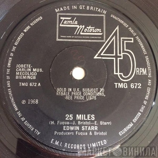 Edwin Starr - 25 Miles / Mighty Good Lovin'
