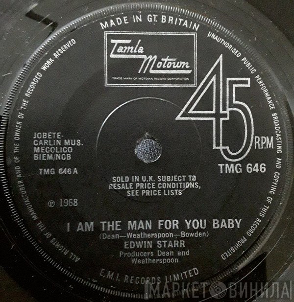 Edwin Starr - I Am The Man For You Baby