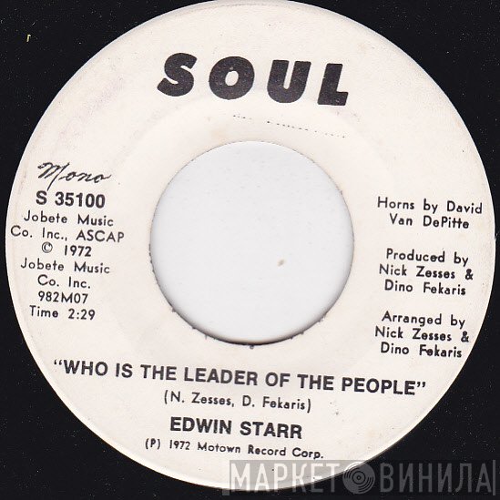 Edwin Starr - Who Is The Leader Of The People