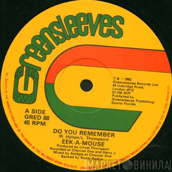Eek-A-Mouse, Toyan - Do You Remember / Strictly The Dread
