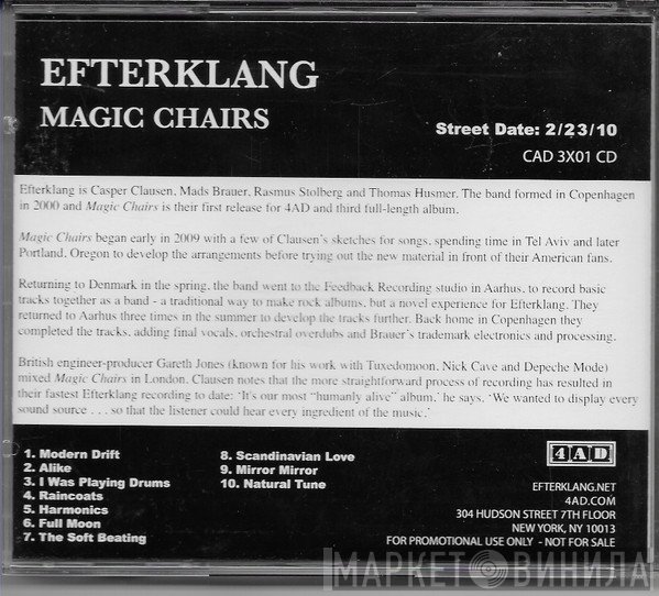 Efterklang  - Magic Chairs