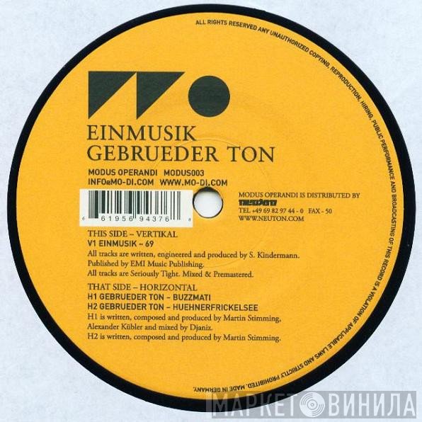 Einmusik, Gebrüder Ton - Dishes