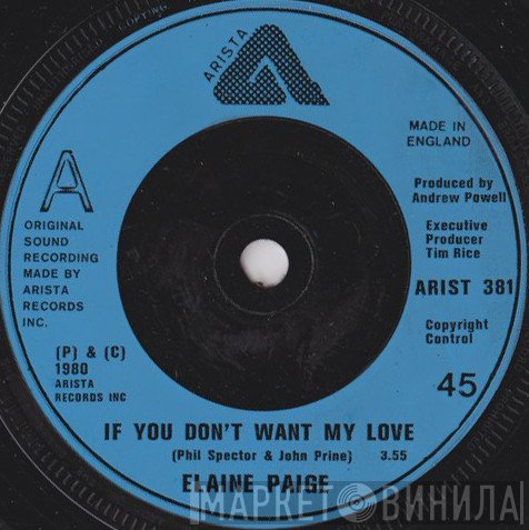 Elaine Paige - If You Don't Want My Love