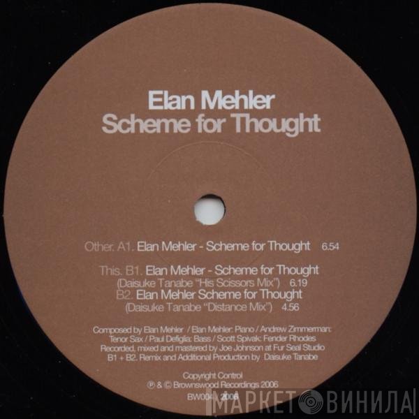Elan Mehler - Scheme For Thought