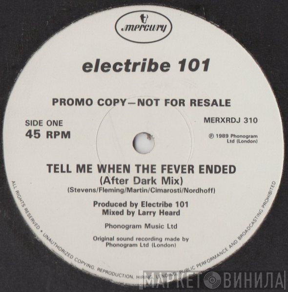 Electribe 101 - Tell Me When The Fever Ended