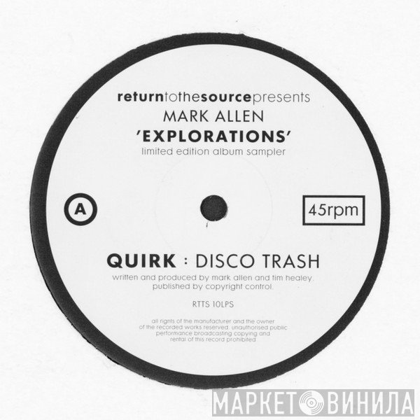 Electric Tease, Quirk - Explorations