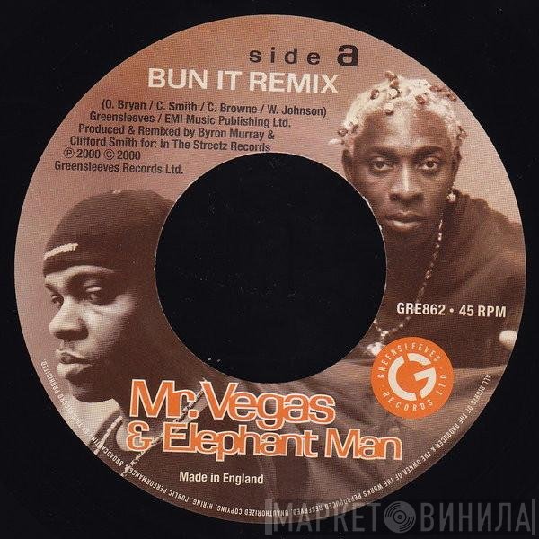 Elephant Man, Mr. Vegas - Bun It Remix / Thumbs Up Remix