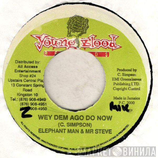 Elephant Man, Mr. Steve - Wey Dem Ago Do Now