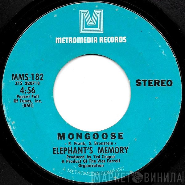 Elephants Memory  - Mongoose
