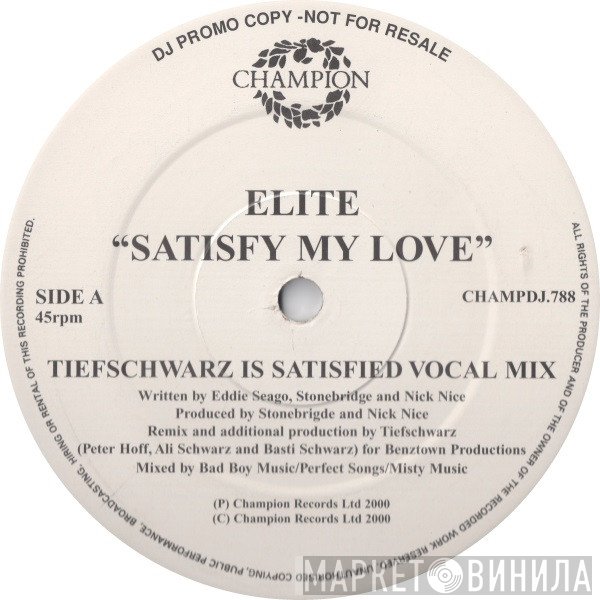 Elite  - Satisfy My Love