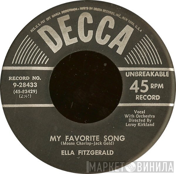Ella Fitzgerald  - My Favorite Song