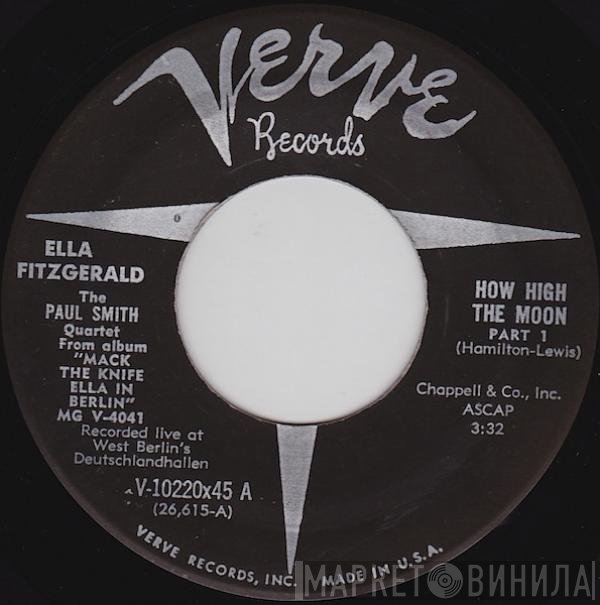 Ella Fitzgerald With Paul Smith Quartet  - How High The Moon