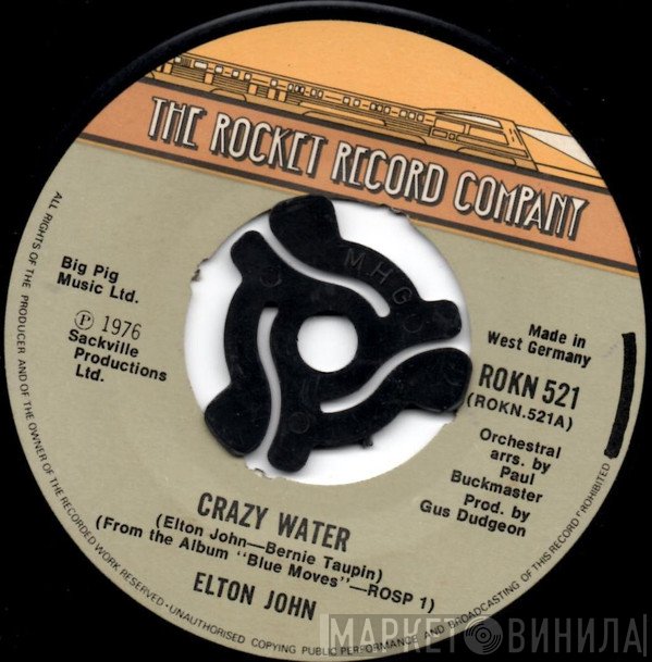 Elton John - Crazy Water / Chameleon
