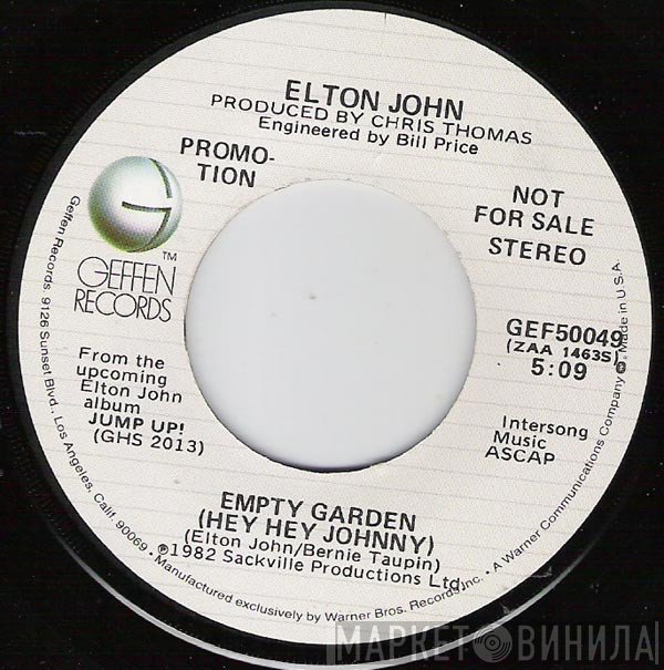 Elton John - Empty Garden (Hey Hey Johnny)