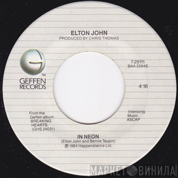 Elton John  - In Neon