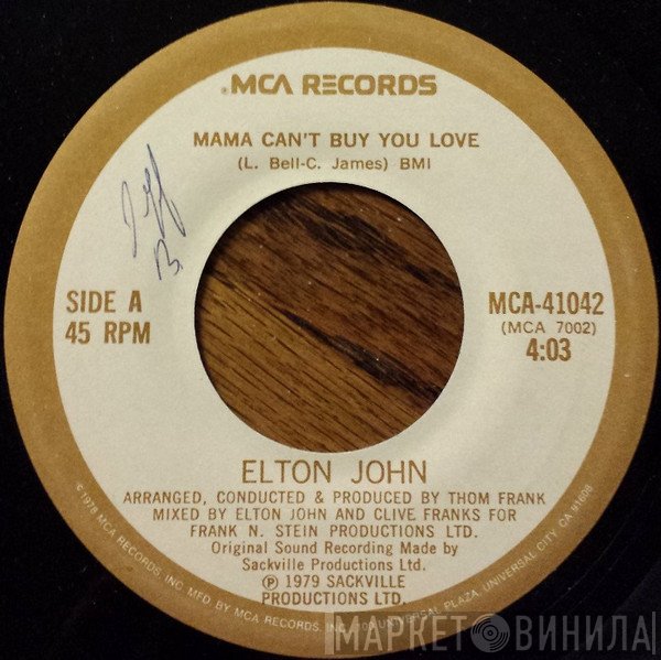 Elton John - Mama Can't Buy You Love / Three Way Love Affair