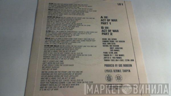 Elton John, Millie Jackson - Act Of War