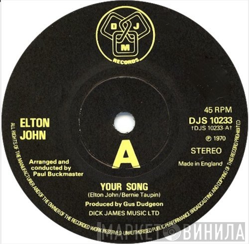Elton John - Your Song