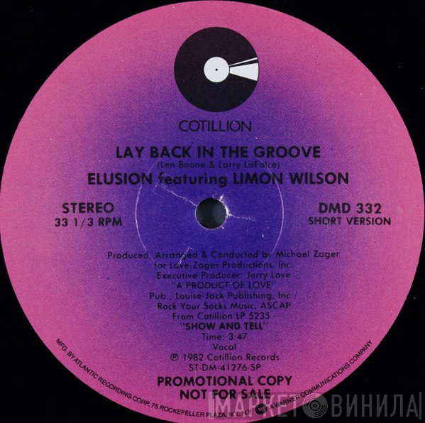 Elusion , Limon Wilson - Lay Back In The Groove