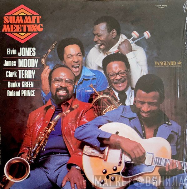 Elvin Jones, James Moody, Clark Terry, Bunky Green, Roland Prince  - Summit Meeting