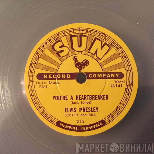 Elvis Presley, Scotty Moore, Bill Black  - Milkcow Blues Boogie / You're A Heartbreaker