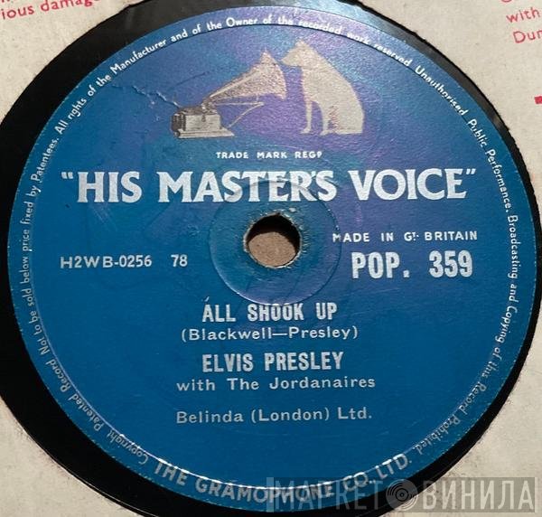 Elvis Presley, The Jordanaires - All Shook Up / That's When Your Heartaches Begin