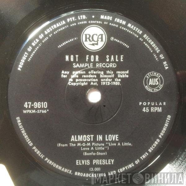 Elvis Presley  - Almost In Love