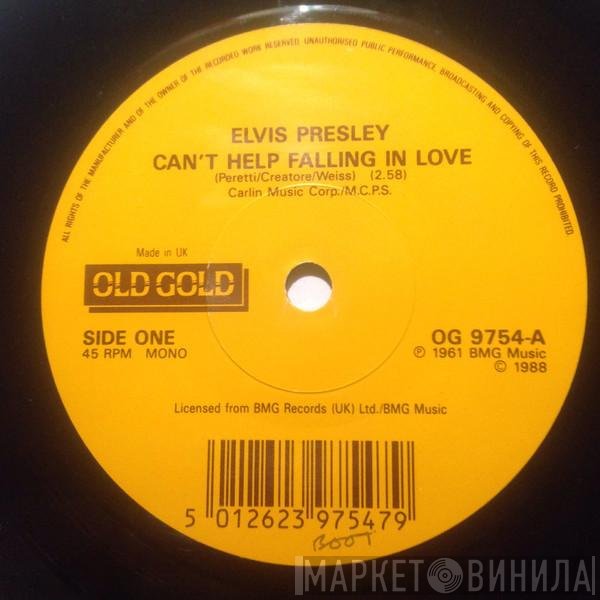 Elvis Presley - Can't Help Falling In Love