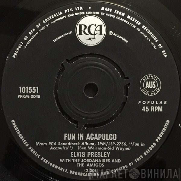 Elvis Presley  - Fun In Acapulco