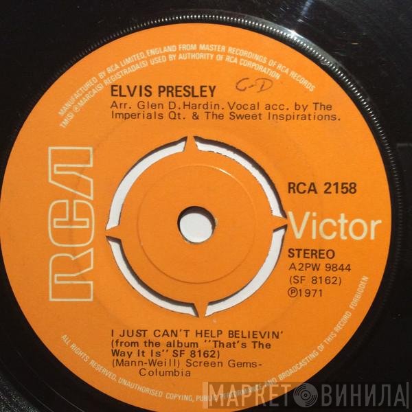 Elvis Presley - I Just Can't Help Believin'