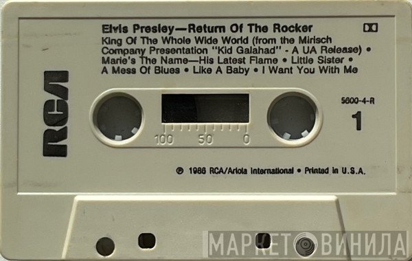 Elvis Presley  - Return Of The Rocker