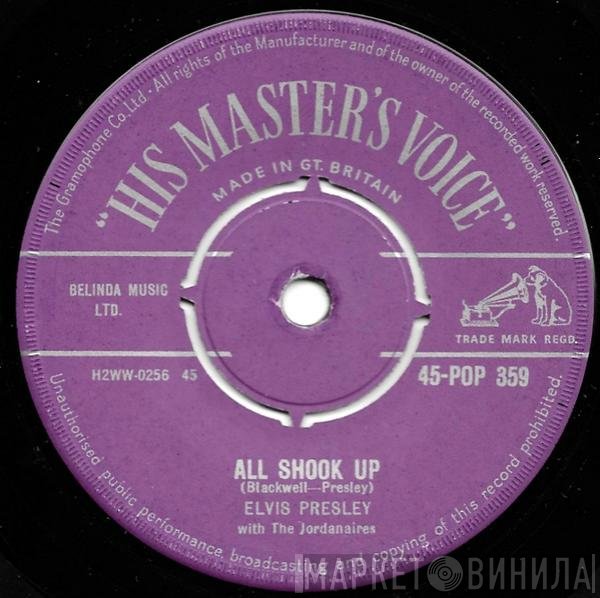 Elvis Presley, The Jordanaires - All Shook Up