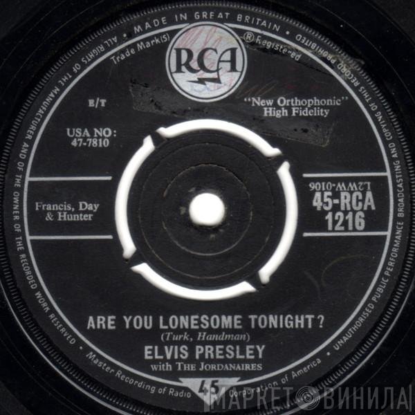 Elvis Presley, The Jordanaires - Are You Lonesome Tonight?
