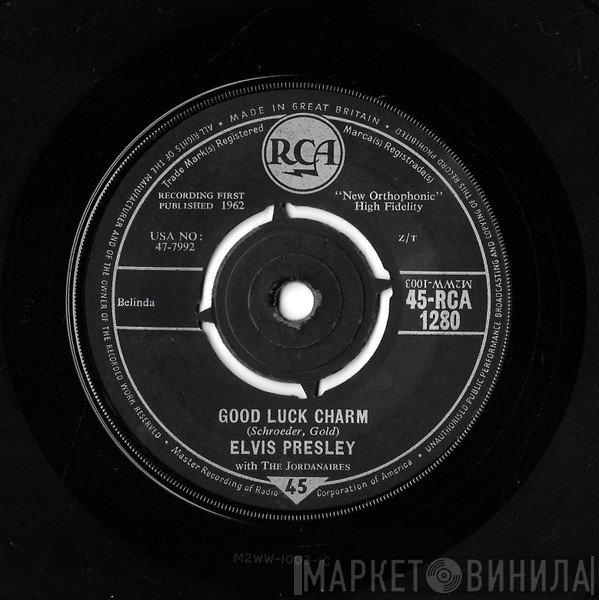 Elvis Presley, The Jordanaires - Good Luck Charm