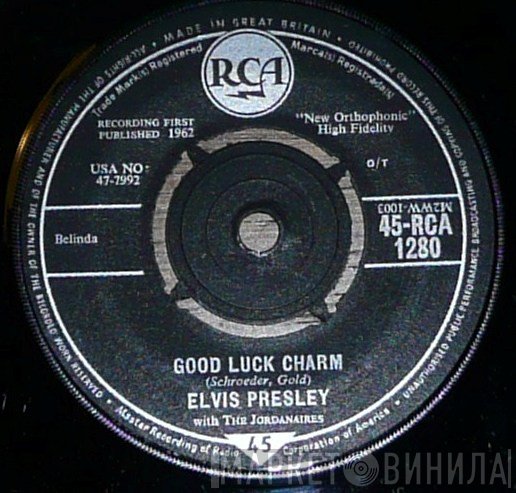 Elvis Presley, The Jordanaires - Good Luck Charm