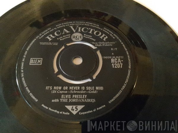 Elvis Presley, The Jordanaires - It's Now Or Never (O Sole Mio)