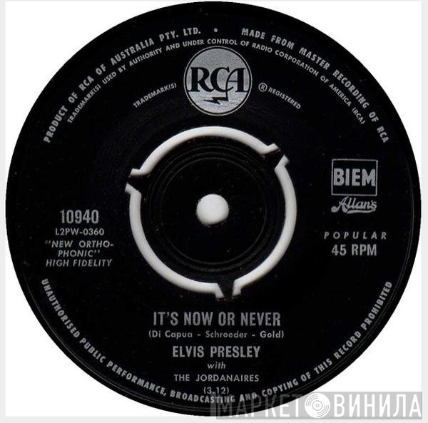 Elvis Presley, The Jordanaires - It's Now Or Never