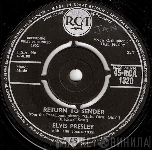 Elvis Presley, The Jordanaires - Return To Sender