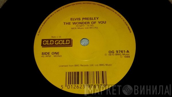 Elvis Presley - The Wonder Of You
