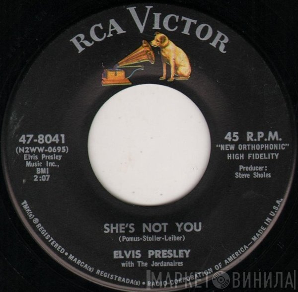 Elvis Presley With The Jordanaires  - She's Not You 