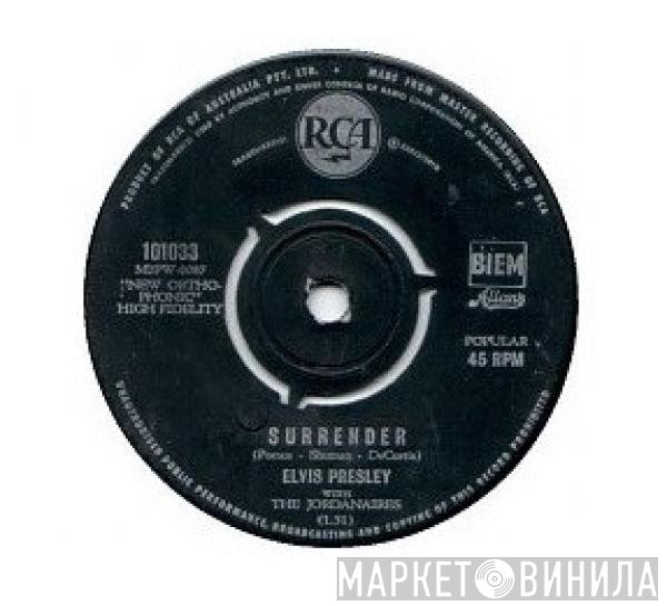 Elvis Presley With The Jordanaires  - Surrender