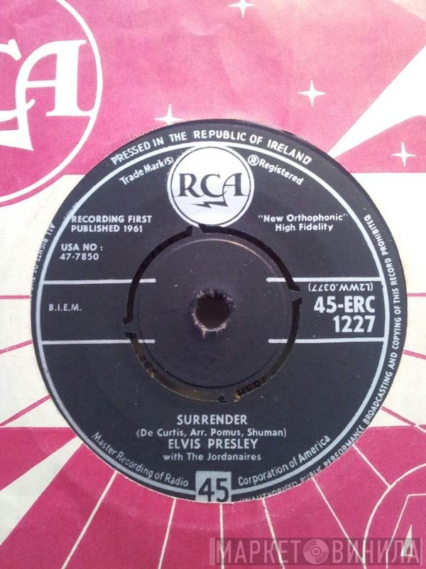 Elvis Presley With The Jordanaires  - Surrender