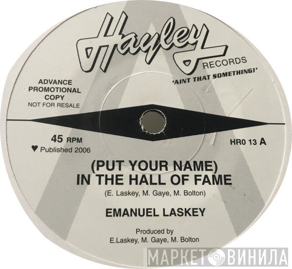 Emanuel Laskey - (Put Your Name) In The Hall Of Fame