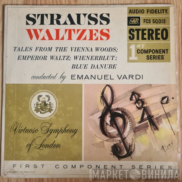 Emanuel Vardi, Johann Strauss Jr., Virtuoso Symphony Of London - Waltzes